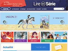 Tablet Screenshot of lire-en-serie.com